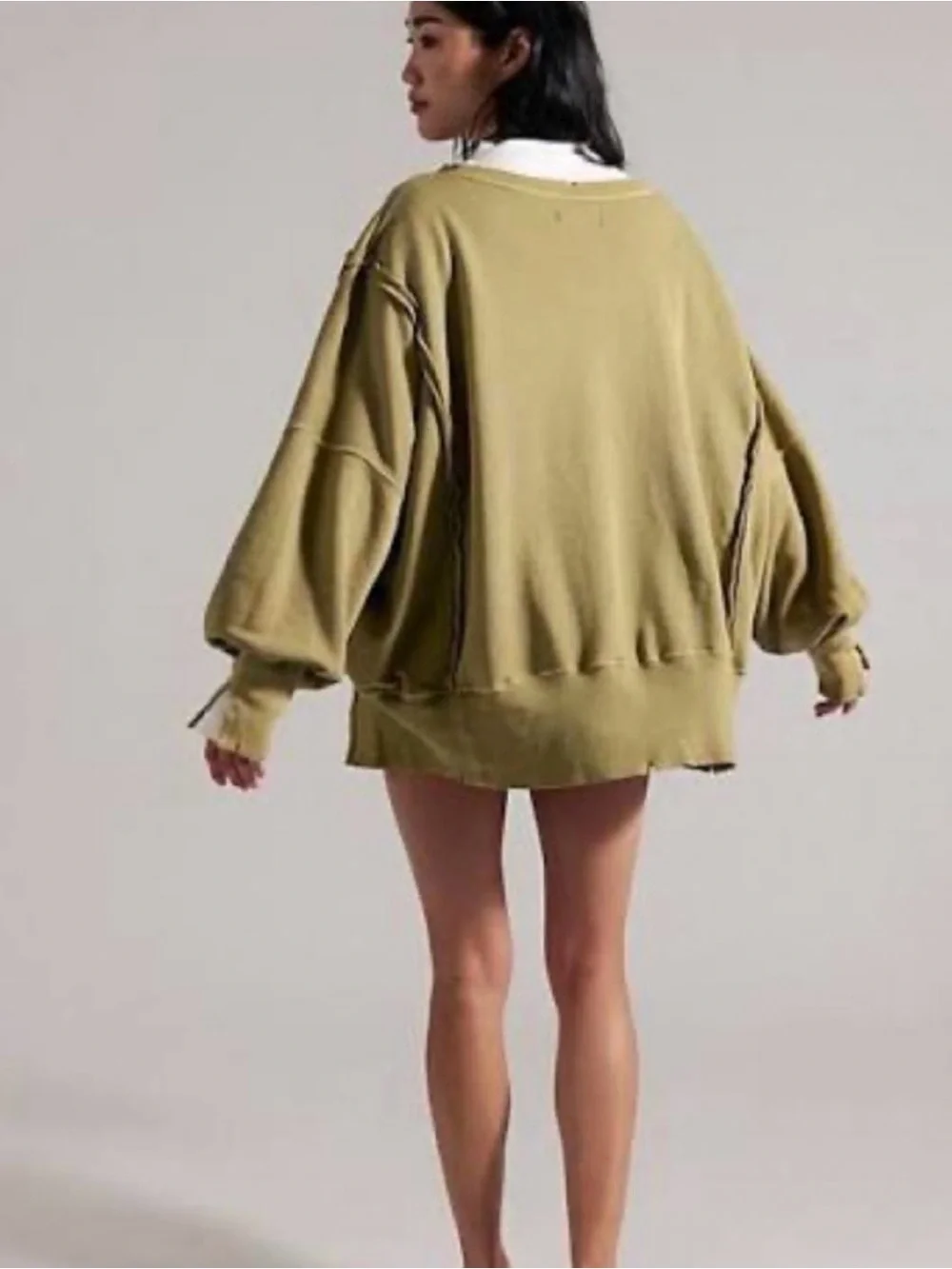 ▪️NWT Free People Camden Sweatshirt in Guacamole